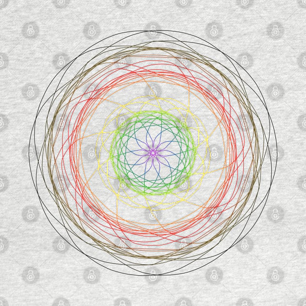 POC Rainbow Pride Spirograph by Blackmoonrose13